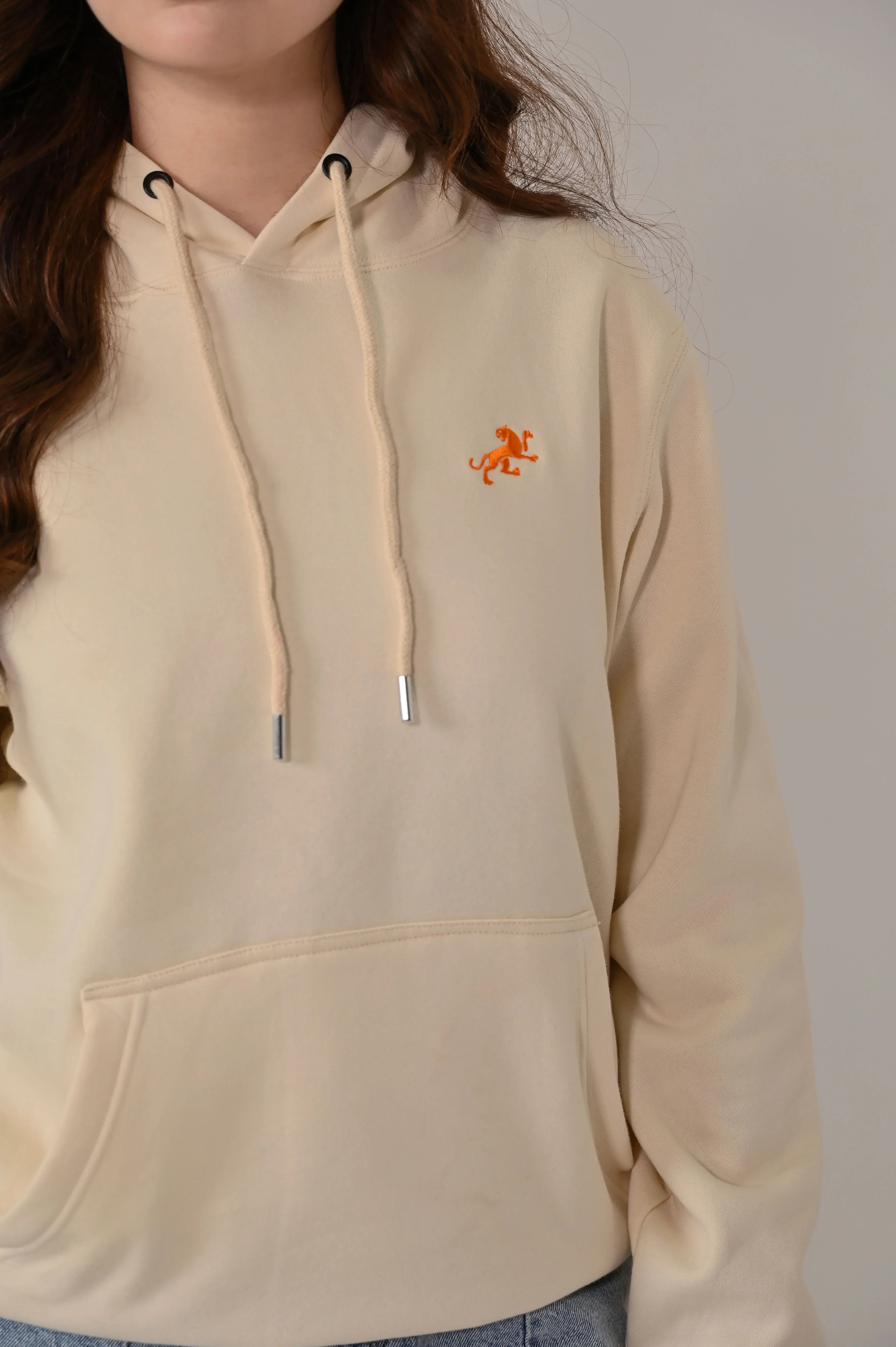 Light Blue Fleece Kangaroo Hoodie - MAERIS