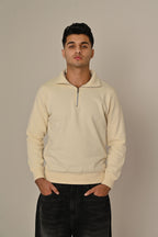 Black Open Zipper Sweatshirt - MAERIS