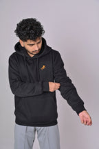Navy Fleece Kangaroo Hoodie - MAERIS